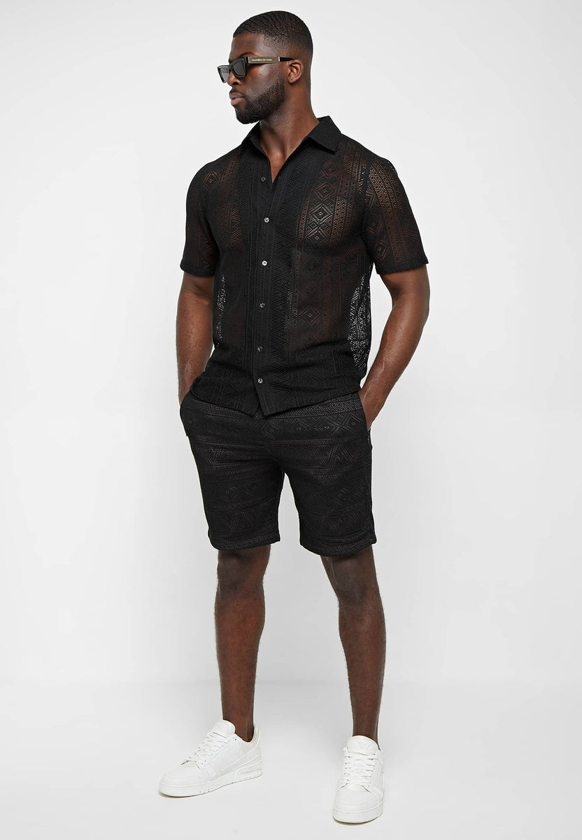 Bcmilos Lace Shorts Black